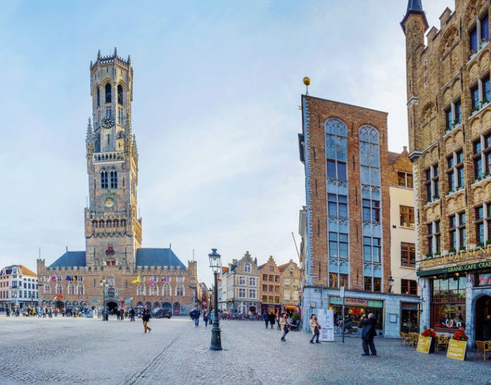 Belfry of Bruges, Bruges, West Flanders, Belgium